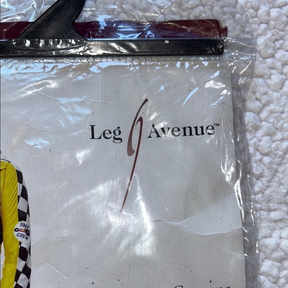 Leg Avenue Racing-Inspired Yellow and Black Jumpsuit - Picture 4 of 13